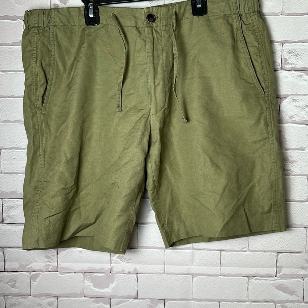 Murano Linen Baird McNutt Men’s Shorts Size 36 Green